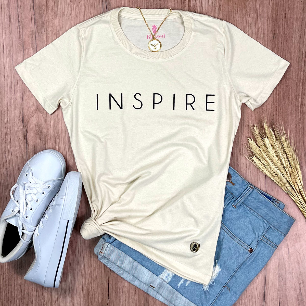 Camiseta Feminina Off White Inspire