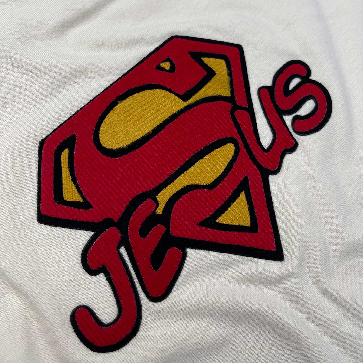 T-Shirt Infantil Off White Jesus Superman
