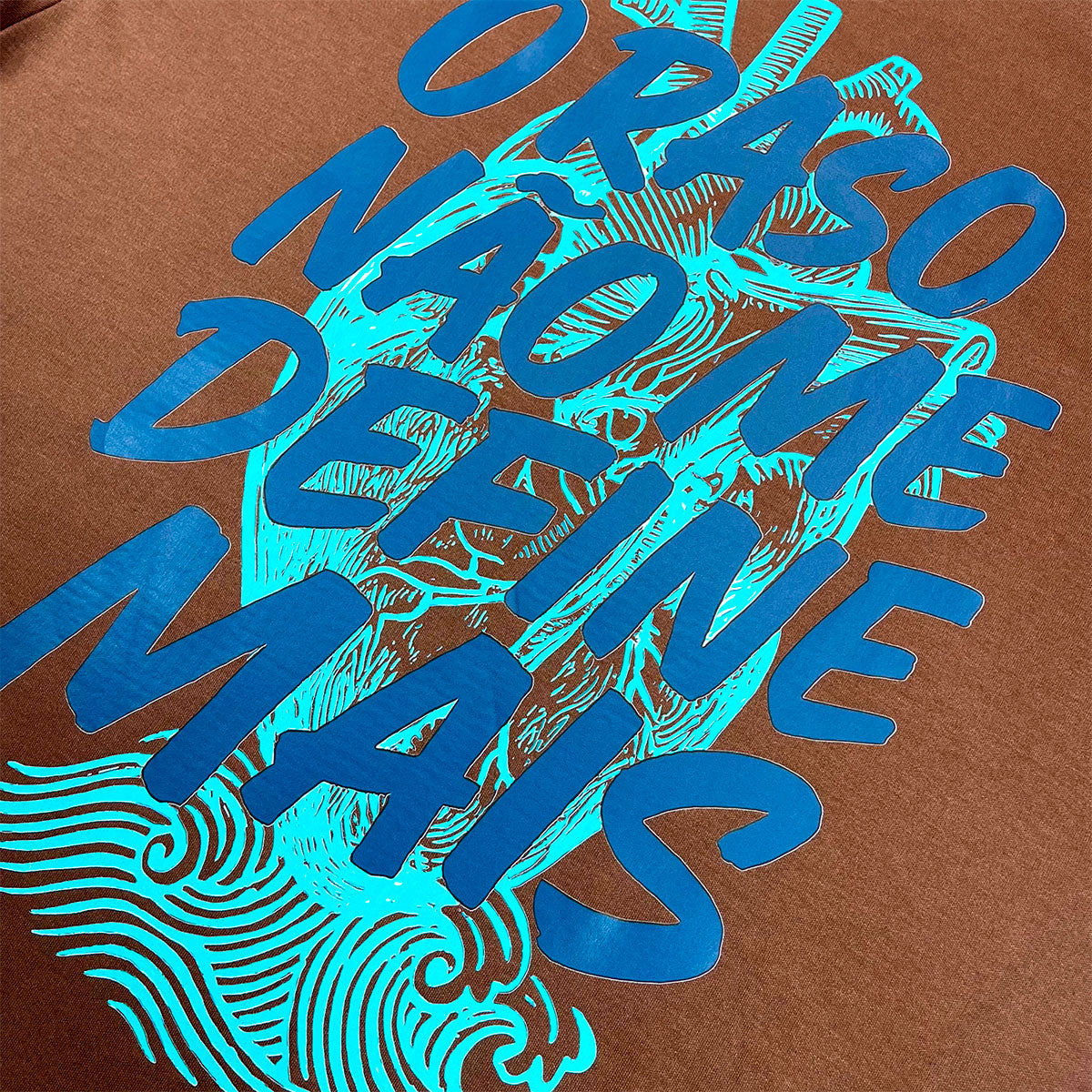 Oversized Marrom Full O Raso Não Me Define Mais