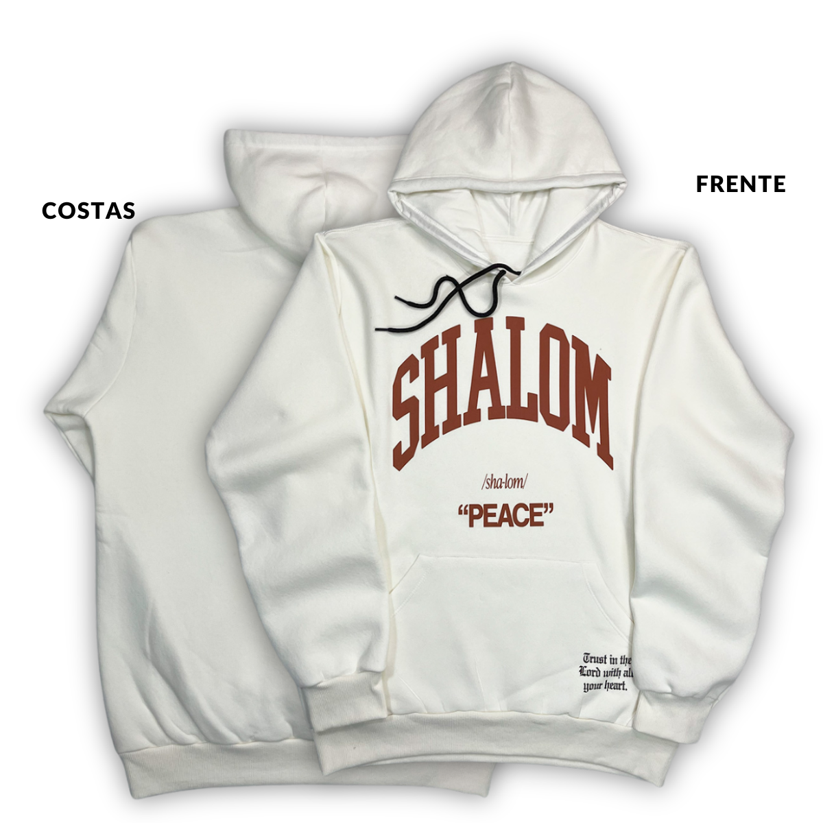 Moletom Canguru Com Capuz Off White Shalom