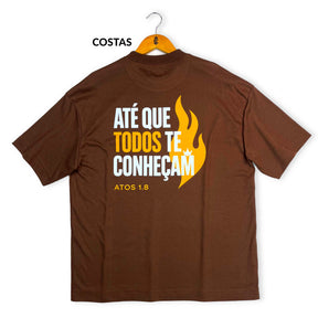 Oversized Marrom Full Até Que Todos Te Conheçam