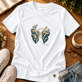 Camiseta Feminina Branca Felizes os pacificadores