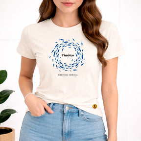 Camiseta Feminina Off White Timóteo Eles Podem, Você Não. 