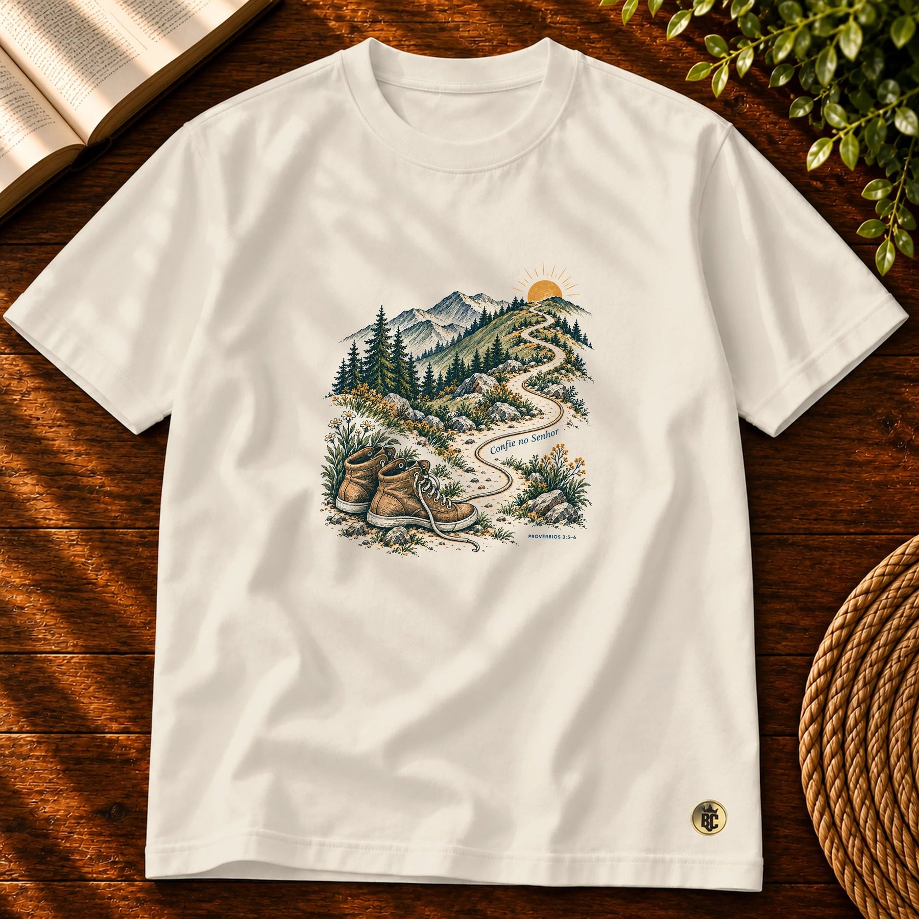 Camiseta Masculina Off White Confie no Senhor