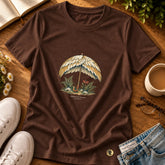 Camiseta Feminina Marrom Refúgio sob Suas asas