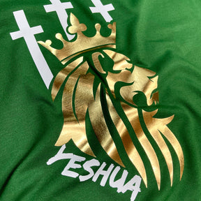 Camiseta Masculina Verde Leão Yeshua