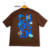 Oversized Marrom Full Chosen Flores