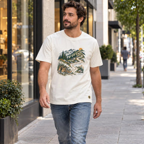 Camiseta Masculina Off White Confie no Senhor