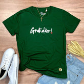 Camiseta Feminina Verde Gratidão!
