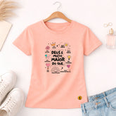 Camiseta Feminina  Salmão Deus é Muito Maior 