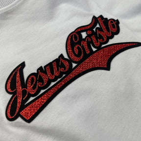 T-Shirt Infantil Off White Jesus Cristo Cola