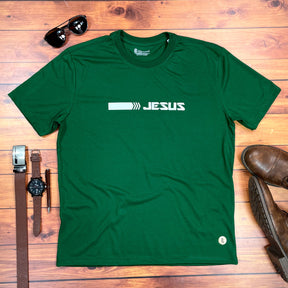 Camiseta Masculina Verde Direção Jesus