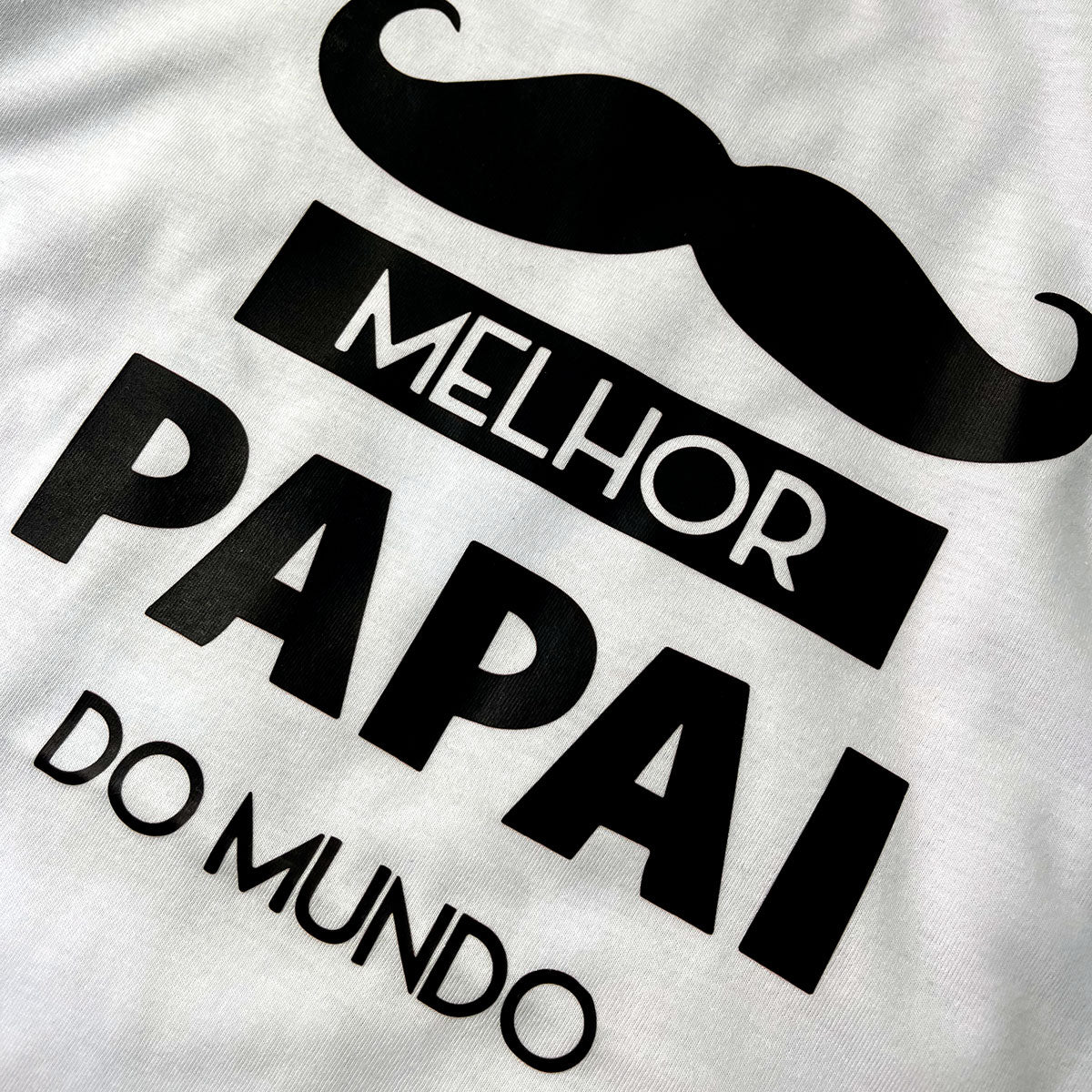 Kit Pai e Filho Branco Melhor Papai do Mundo