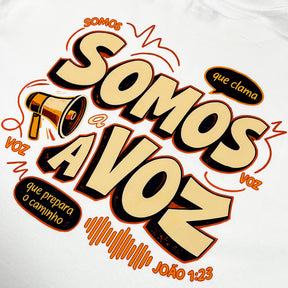 Oversized Off White Somos a Voz