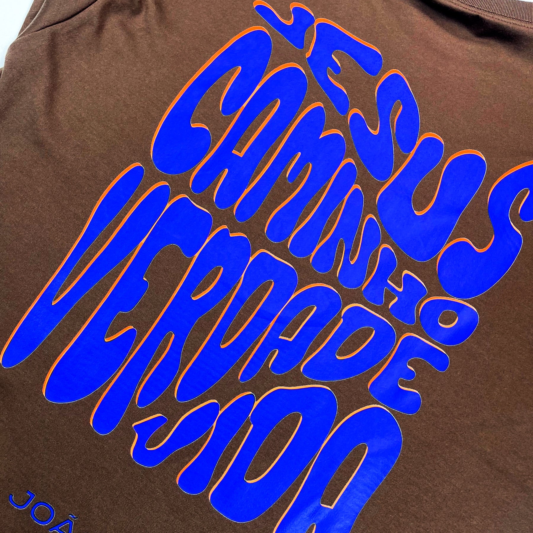 Oversized Marrom Full Jesus Caminho Verdade