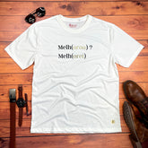 Camiseta Masculina Off White Melho(orou) ? Melh(orei)