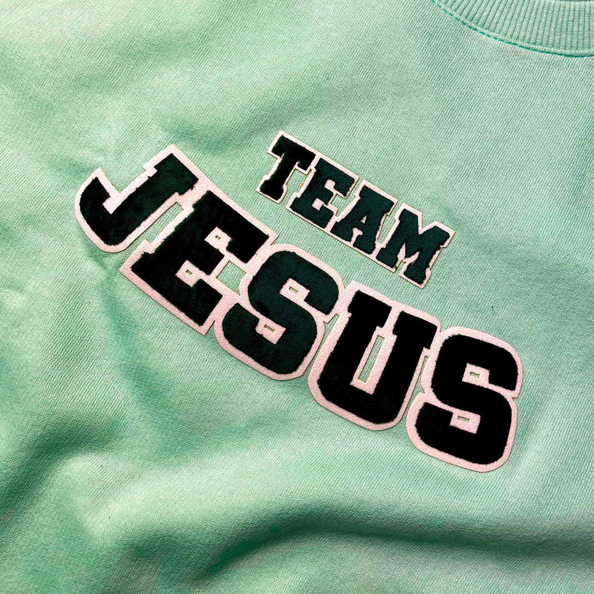 Moletom Verde Menta Team Jesus