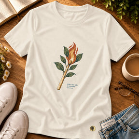 Camiseta Feminina Off White Arde, mas não se consome