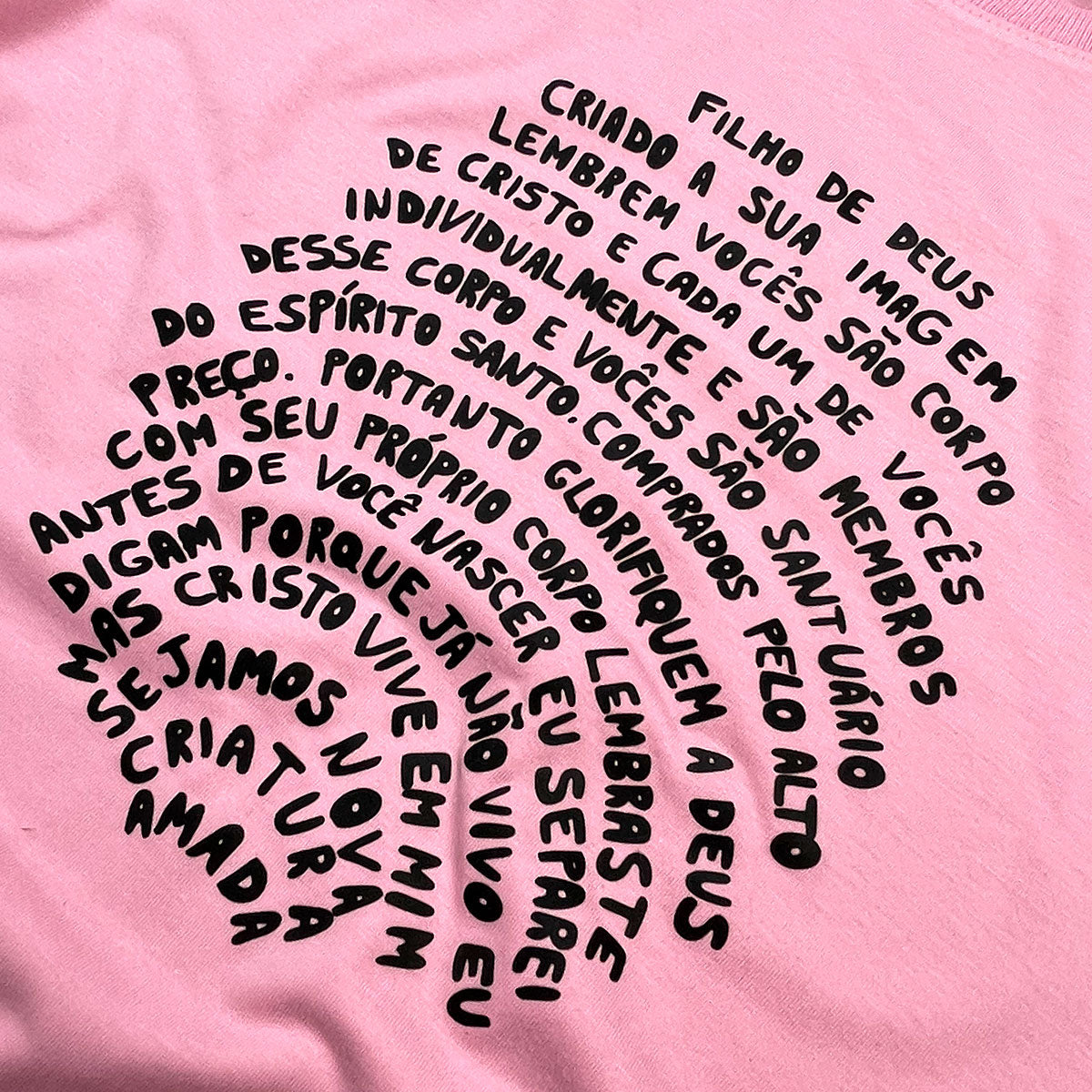 Camiseta Feminina Rosa Digital Filho De Deus