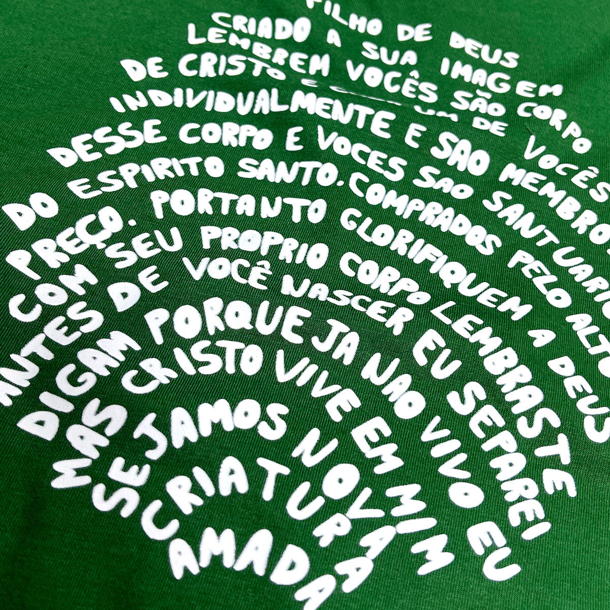 Camiseta Feminina Verde Digital Filho De Deus