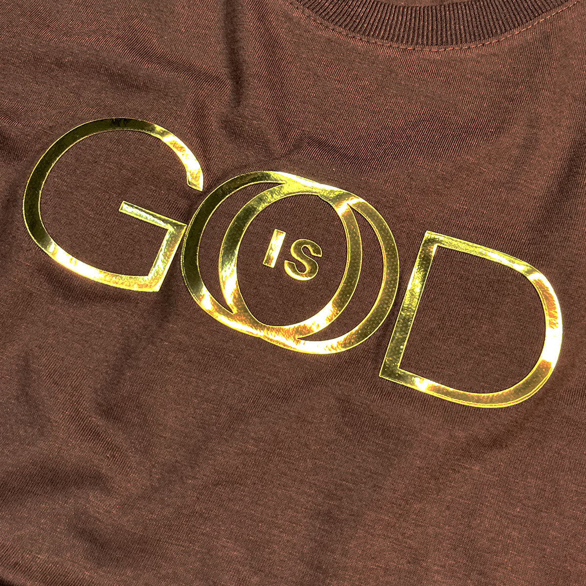Camiseta Feminina Marrom God Is Good