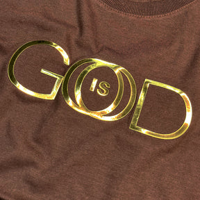 Camiseta Feminina Marrom God Is Good