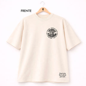 Oversized Off White Venha o Seu Reino