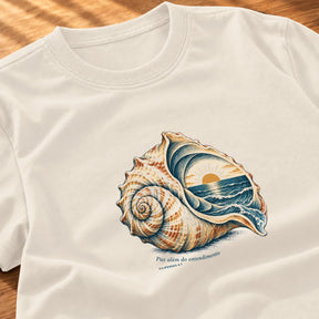 Camiseta Feminina Off White Paz além do entendimento