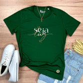 Camiseta Feminina Verde Seja Luz