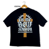 Oversized Preta Full Eis me Aqui Senhor