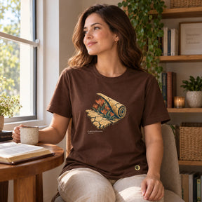 Camiseta Feminina Marrom O deserto florescerá