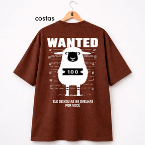 Oversized Marrom Ele Deixou as 99 Ovelhas por Você