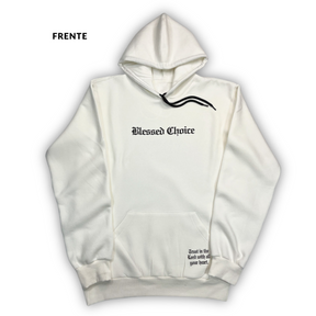 Moletom Canguru Com Capuz Off White Cristo Cruz