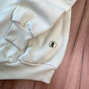 Moletom Off White Aplique Faith