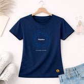 Camiseta Feminina Azul Timóteo Eles Podem, Você Não. 