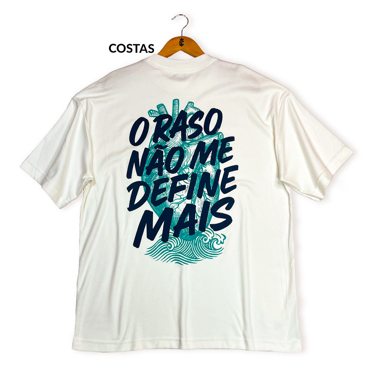 Oversized Off White O Raso Não Me Define Mais