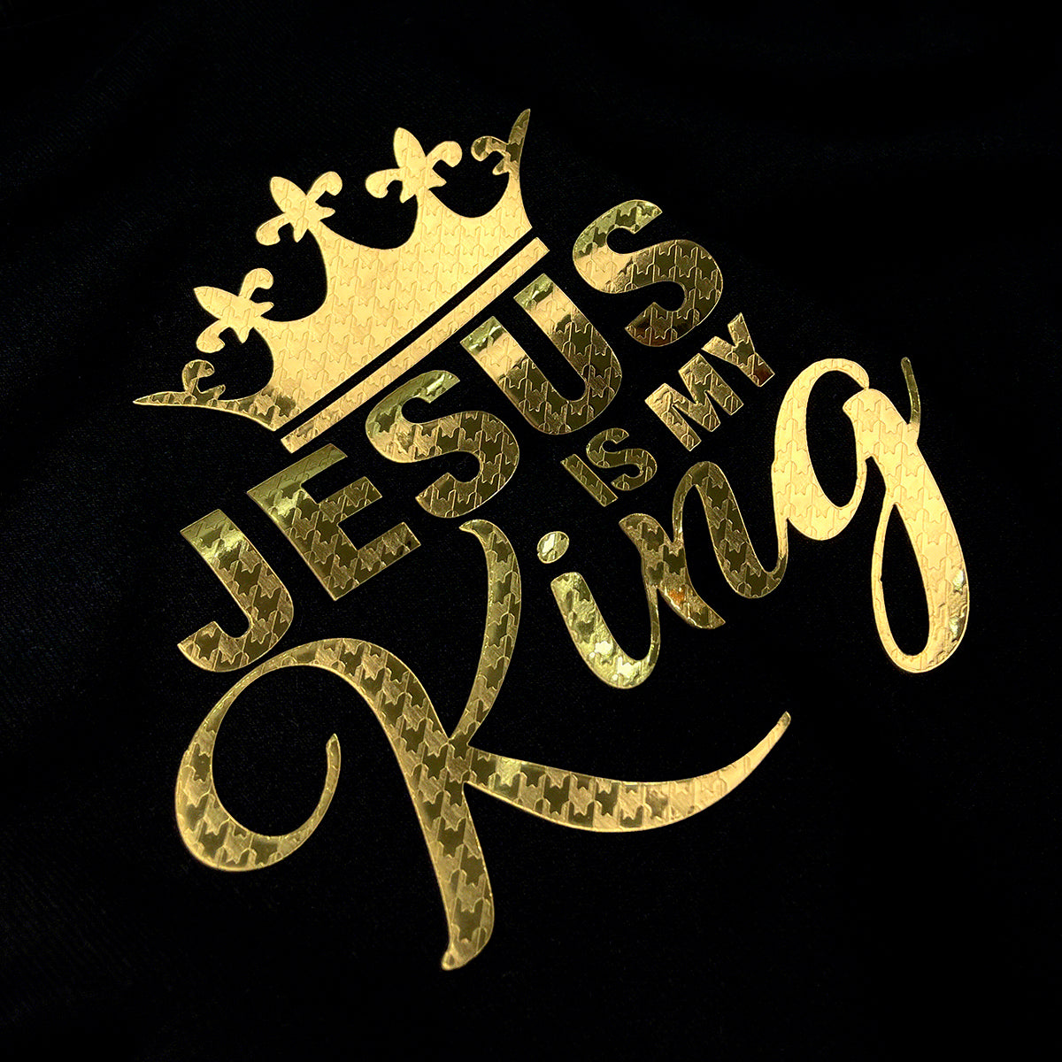 Moletom Preto Jesus Is My King