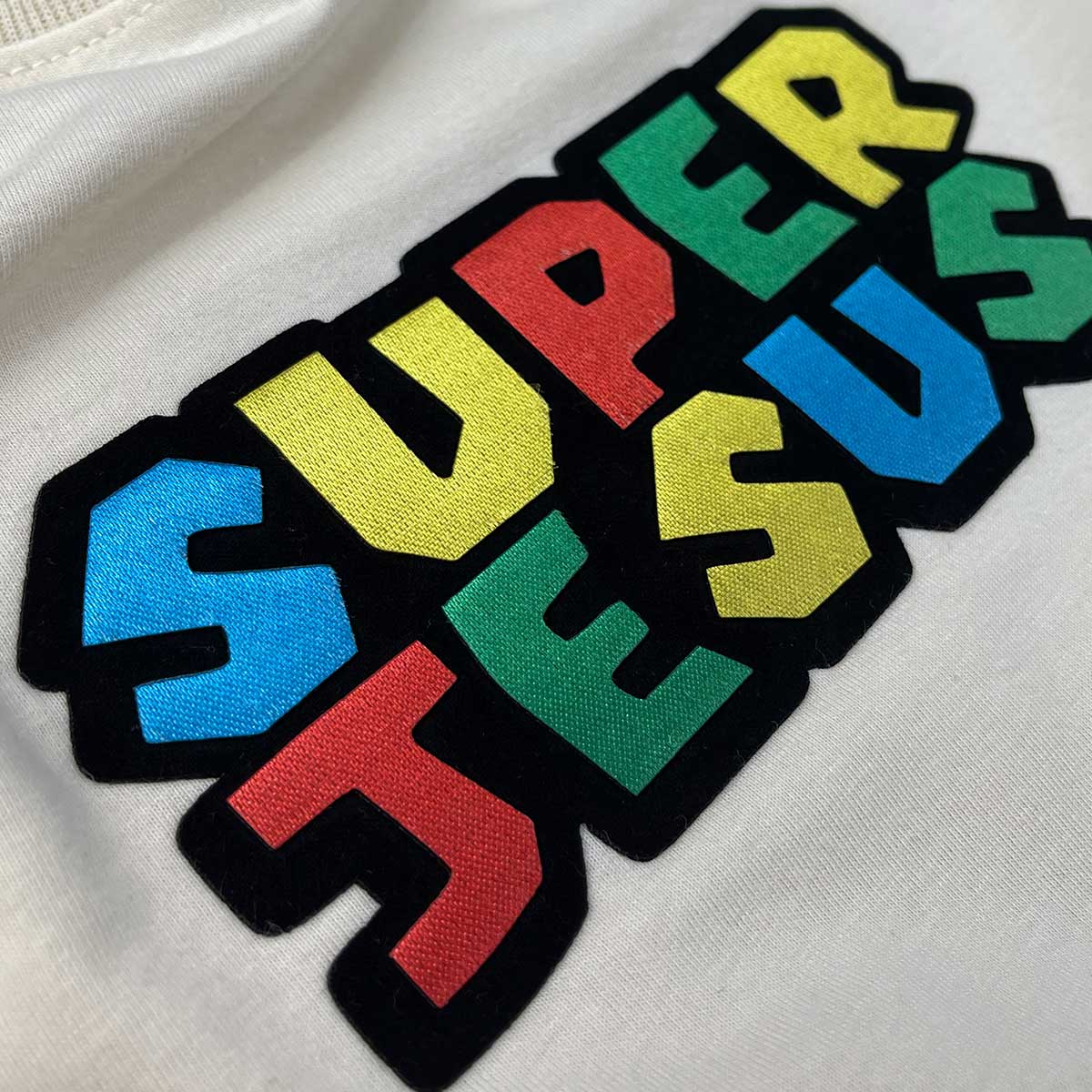 T-Shirt Infantil Off White Super Jesus