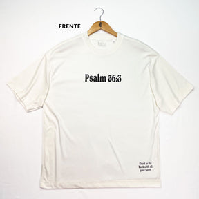 Oversized Off White Full Faith Over Fear Psalm 56:3