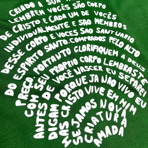 Camiseta Masculina Verde Digital Filho De Deus