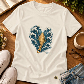 Camiseta Feminina Off White Ele abriu o mar