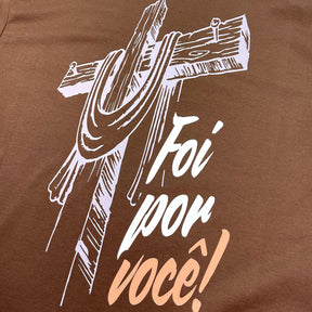 Oversized Marrom Full Cruz Foi Por Você!