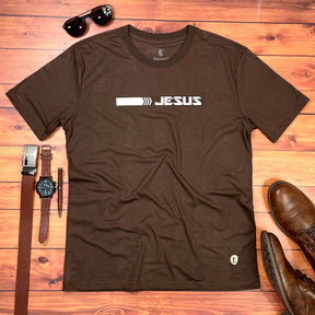 Camiseta Masculina Marrom Direção Jesus