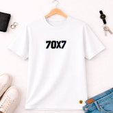 Camiseta Masculina Branca 70x7 Aplique