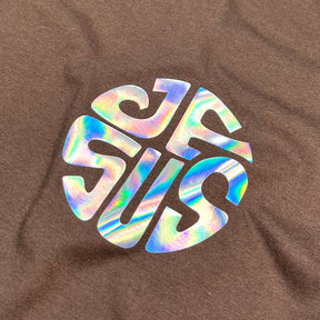 Camiseta Feminina Marrom Jesus