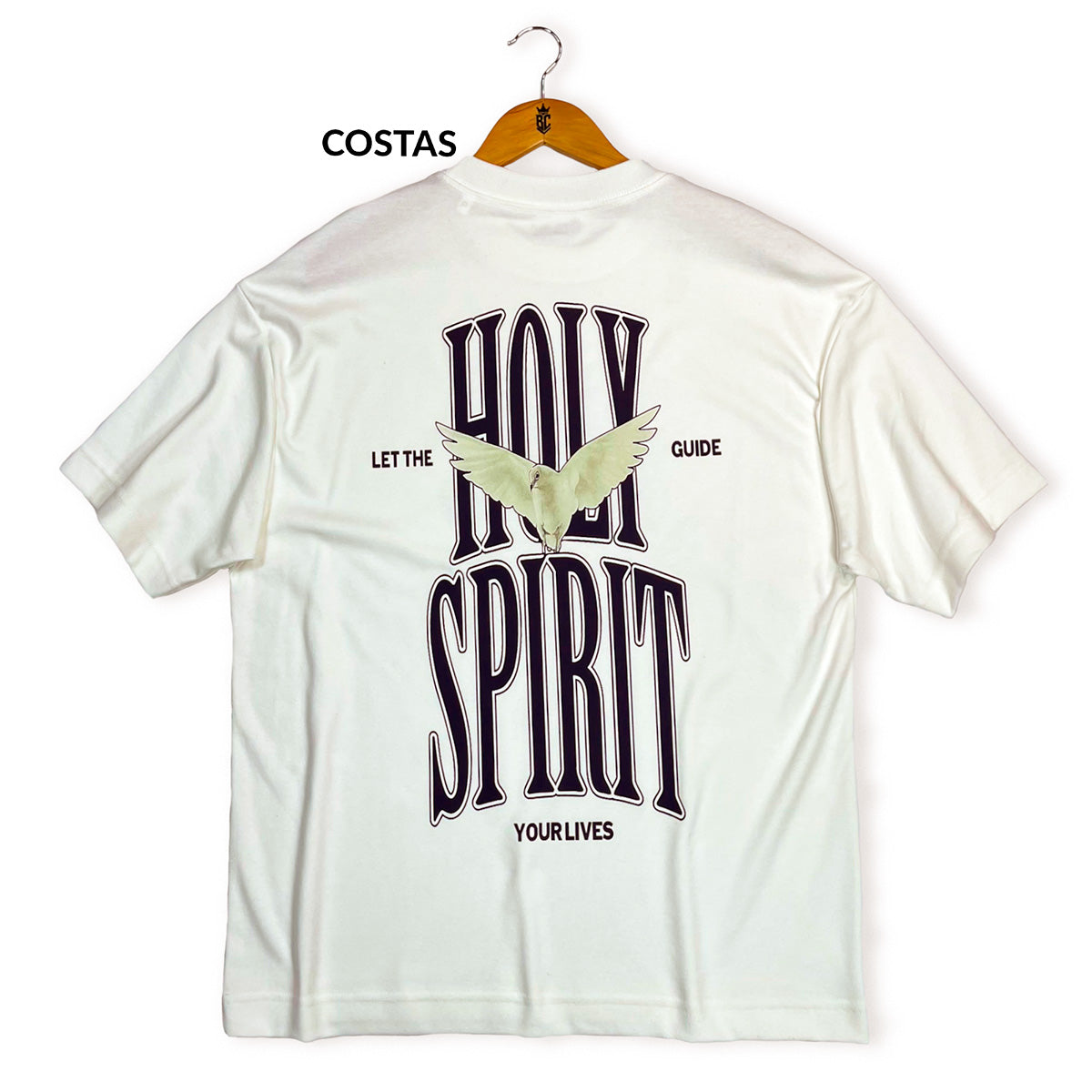 Oversized Off White Full Holy Spirit