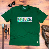 Camiseta Masculina Verde Atitude Holográfico