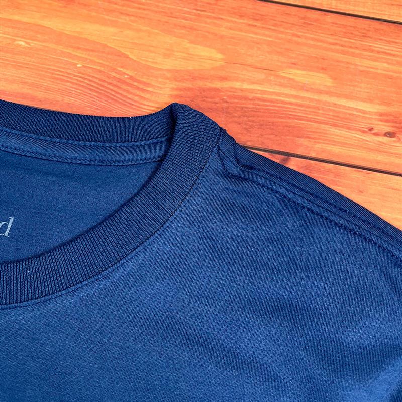Camiseta Masculina Azul Brasil E se Meu Povo