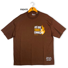 Oversized Marrom Full Até Que Todos Te Conheçam