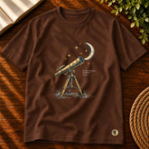 Camiseta Masculina Marrom Os céus declaram Sua glória